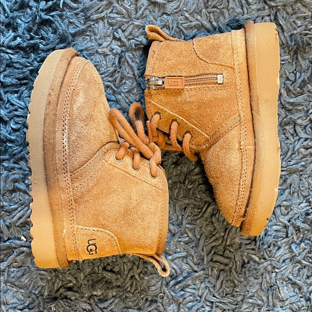 UGG Kids Tan Suede Boots